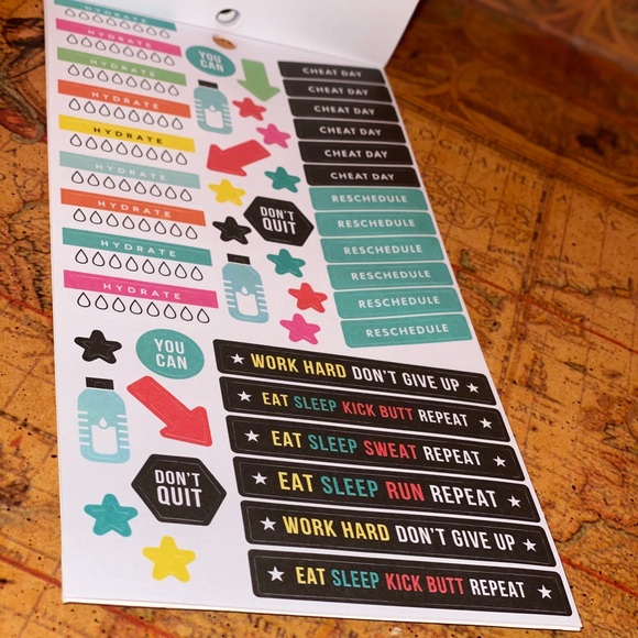 The Happy Planner Other Happy Planner Stickers Book Fitness Poshmark